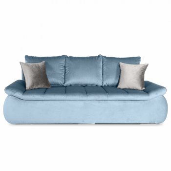 Canapea extensibila cu lada de depozitare Zima, Baby Blue