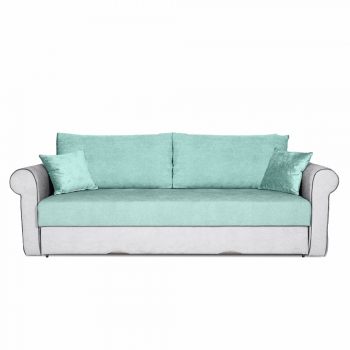 Canapea extensibila, lada depozitare, stil englezesc, Grace, Verde Menta