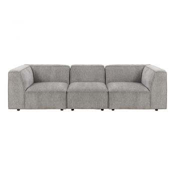 Canapea modulară Bonami Selection Fairfield, 282 cm, gri deschis