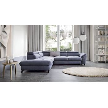 Coltar Malon Extensibil Sezlong pe Stanga, Suprafata de Dormit 206x137 cm, l277xA237xH73 cm - Forres 19 Coltar Malon Extensibil Sezlong pe Stanga, Suprafata de Dormit 206x137 cm, l277xA237xH73 cm - Forres 19