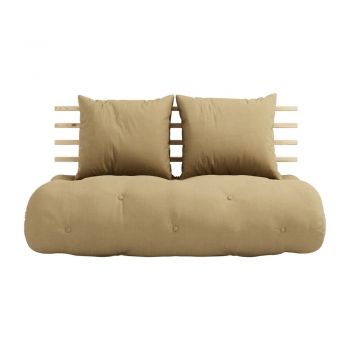Canapea variabilă Karup Design Shin Sano Natural Clear/Wheat Beige