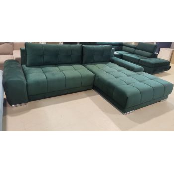 Coltar extensibil Wavy material catifea vede,sezlong dreapta Coltar extensibil Wavy material catifea vede,sezlong dreapta