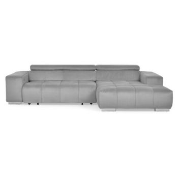 Coltar extensibil electric cu sezlong dreapta, Move, L. 303 l.185 H.88, stofa, gri Coltar extensibil electric cu sezlong dreapta, Move, L. 303 l.185 H.88, stofa, gri