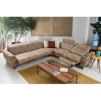 Coltar cu dublu recliner, reglaj electric si sound sitem ARMANI L