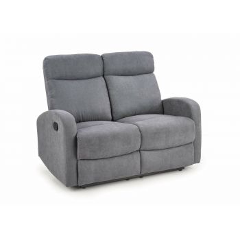 Canapea cu Recliner Oakland 2L Gri