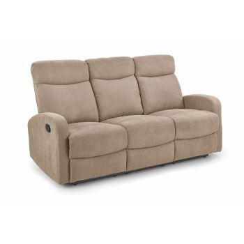 Canapea cu Recliner Oakland 3L Beige ieftina