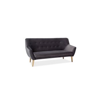 Canapea Nordic 3 Velvet Gri Bluvel 14