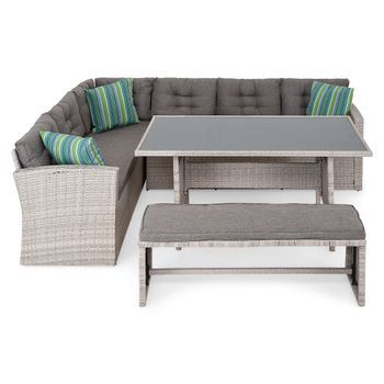 Set 4 piese LAGUNA gri/gri Set 4 piese LAGUNA gri/gri