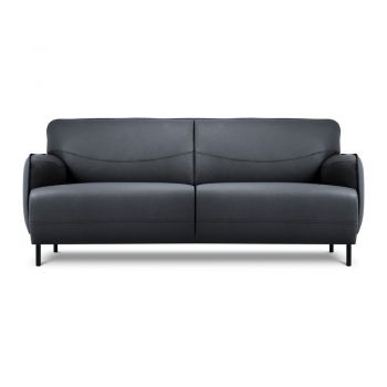 Canapea din piele Windsor & Co Sofas Neso, 175 x 90 cm, albastru