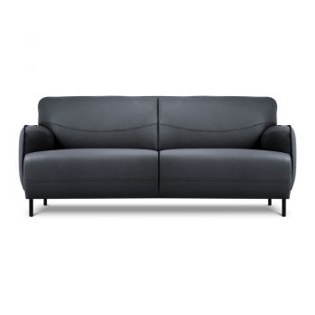 Canapea din piele Windsor & Co Sofas Neso, 175 x 90 cm, albastru