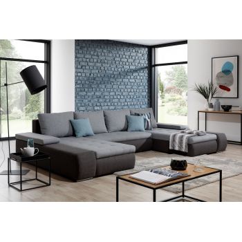 Coltar living extensibil Marino – L363 x l200 x h88 cm