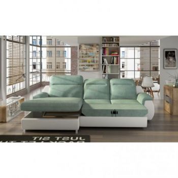 Coltar living extensibil Monero Mini pe stanga – L284 x l186 x h103 cm