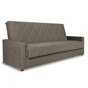 Canapea Extensibila Click-Clack New Cordoba Riviera 9 Gri, 216 X 86 Cm