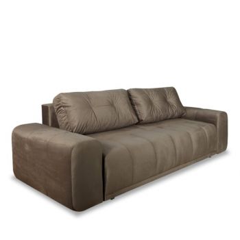 Canapea Extensibila Cu Lada Depozitare Dreamer Fancy, Maro, 260 X 110 X 100 Cm