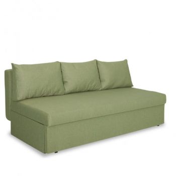 Canapea Extensibila Cu Lada Depozitare Vario, Verde, 191 X 98 X 80 Cm