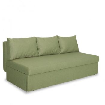 Canapea Extensibila Cu Lada Depozitare Vario, Verde, 191 x 98 x 80 Cm ieftina