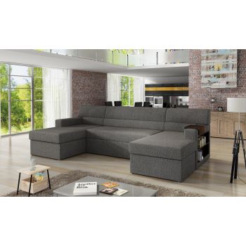Coltar Extensibil Marcus cu Lada de Depozitare, Sezlong pe Dreapta, l310xA159xH90 cm