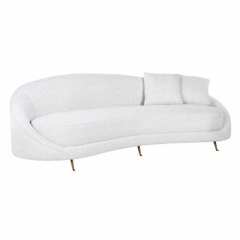 Canapea din stofa alb L240cm Bourbon Richmond Interiors Canapea din stofa alb L240cm Bourbon Richmond Interiors