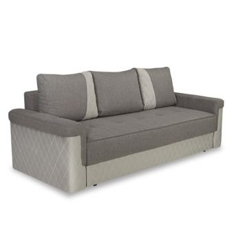 Canapea Extensibila Torino Lift Cu Lada Gri, 233 X 92 Cm