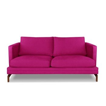 Canapea cu 2 locuri Windsor & Co. Sofas Jupiter, roz fixa