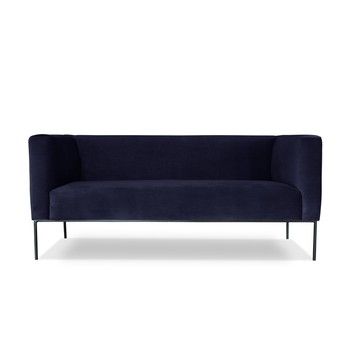 Canapea cu 2 locuri Windsor & Co. Sofas Neptune, albastru aprins