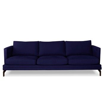 Canapea cu 3 locuri Windsor & Co. Sofas Jupiter, albastru închis fixa