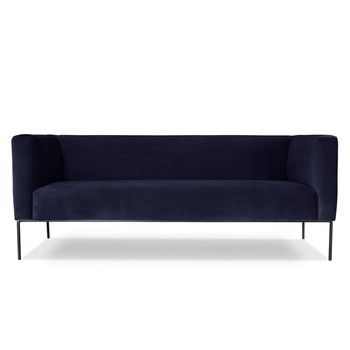 Canapea cu 3 locuri Windsor & Co. Sofas Neptune, albastru închis fixa