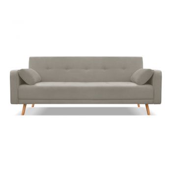 Canapea extensibilă Cosmopolitan Design Stuttgart, maro - bej, 212 cm