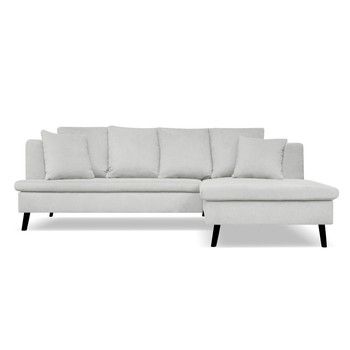 Canapea cu 4 locuri cu extensie pe partea dreaptă Cosmopolitan design Hamptons, gri deschis fixa
