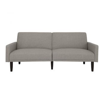 Canapea extensibilă gri deschis 198 cm - Støraa