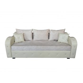 CANAPEA EXTENSIBILA IBIZA, 225X100X77 CM, CREM