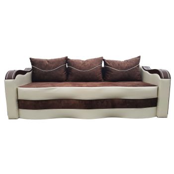 CANAPEA EXTENSIBILA SIMONA 225X74X100 Cm, MARO, CREM ieftina