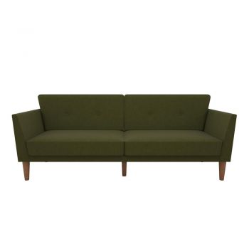 Canapea extensibilă verde 205 cm Regal - Novogratz