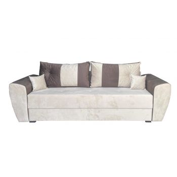 CANAPEA EXTENSIBILA VERONICA 243x100x75 CM, CREM, MARO