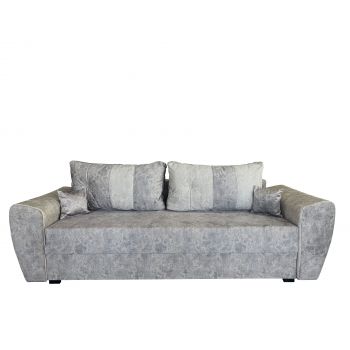 CANAPEA EXTENSIBILA VERONICA 243x100x75 CM, GRI , CREM