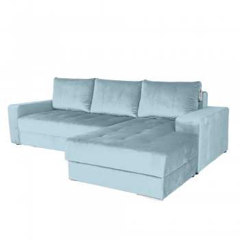 Coltar extensibil, cu 2 lazi de depozitare, Thom, Baby Blue