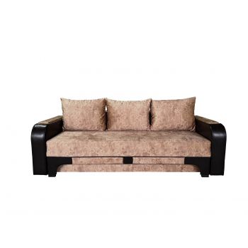 CANAPEA EXTENSIBILA DOMINO, 225x100x75 CM, MARO