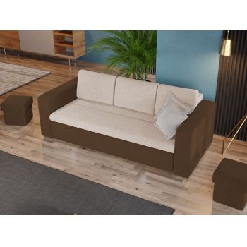 Canapea Extensibila Rita Crem / Maro Canapea Extensibila Rita Crem / Maro
