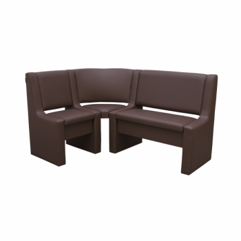 Coltar de bucatarie TEO, cu spatiu depozitare, colt dreapta, maro dreschis, 160x120x92 cm