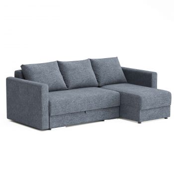 Coltar extensibil MAGIS, stofa Albastru Deschis V73