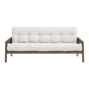 Canapea albă extensibilă 204 cm Grab - Karup Design
