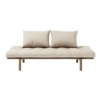 Canapea bej extensibilă 200 cm Pace - Karup Design