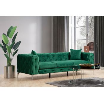 Canapea fixa Verde in dimensiuni multiple Como Canapea fixa Verde in dimensiuni multiple Como