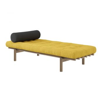 Canapea galbenă 200 cm Next - Karup Design