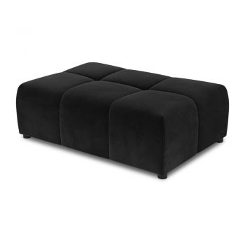 Modul pentru canapea negru cu tapițerie din catifea Rome Velvet - Cosmopolitan Design