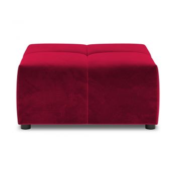 Modul pentru canapea roșu cu tapițerie din catifea Rome Velvet - Cosmopolitan Design