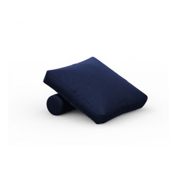Pernă pentru canapea modulară albastră cu tapițerie din catifea Rome Velvet - Cosmopolitan Design