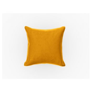 Pernă pentru canapea modulară galbenă cu tapițerie din catifea Rome Velvet - Cosmopolitan Design