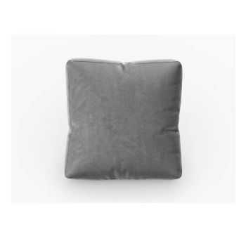Pernă pentru canapea modulară gri cu tapițerie din catifea Rome Velvet - Cosmopolitan Design