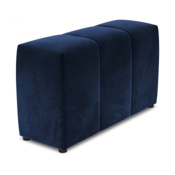 Spătar pentru canapea modulară albastru cu tapițerie din catifea Rome Velvet - Cosmopolitan Design